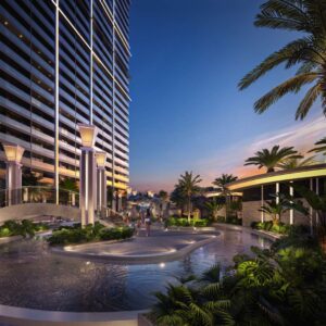 09_GRAND SOLAIRE NOBLE_EXTERIOR_GARDEN AND POOL 01-03_TWILIGHT_Draft_03_OP_1