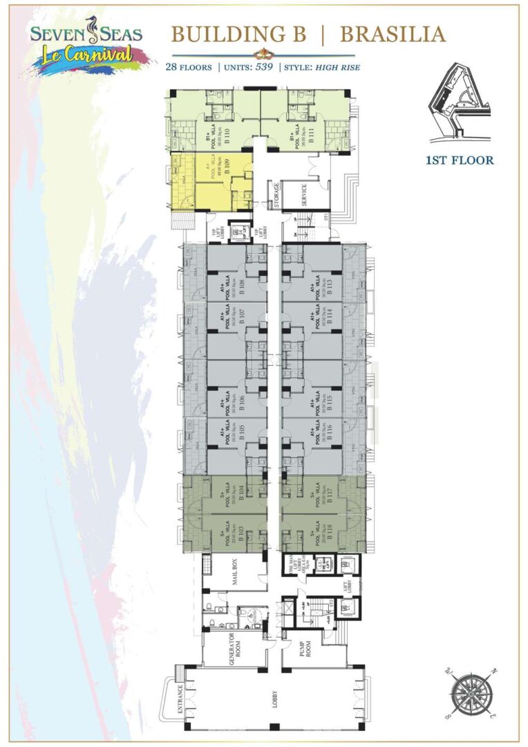 SS3 Floor Plans BUILDING B-1