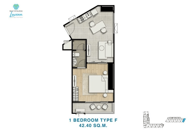 1 Bedrooms