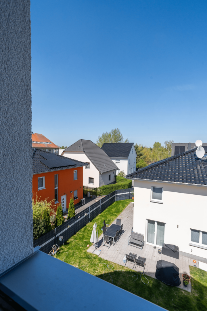 Ausblick auf Nachbarhaus