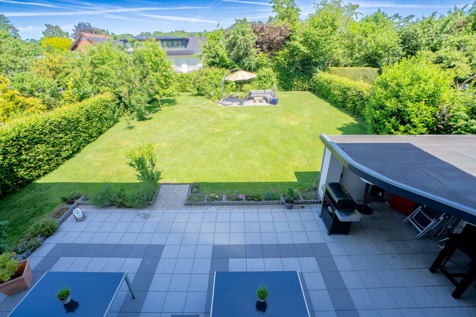 Ein Blick in den Garten