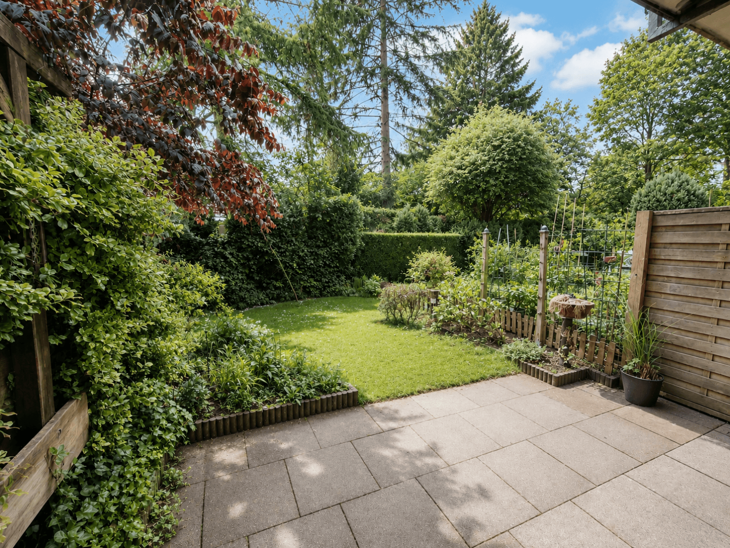 Herrlicher Terrassenbereich