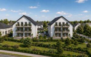 Balkon- und Terrassenansicht nach Fertigstellung