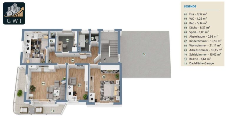 Grundriss 3D