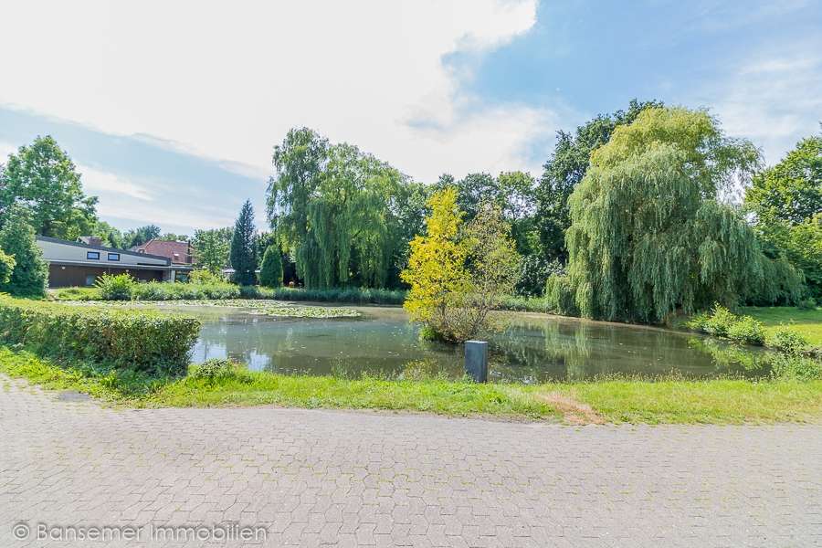 Teich vor der Tür