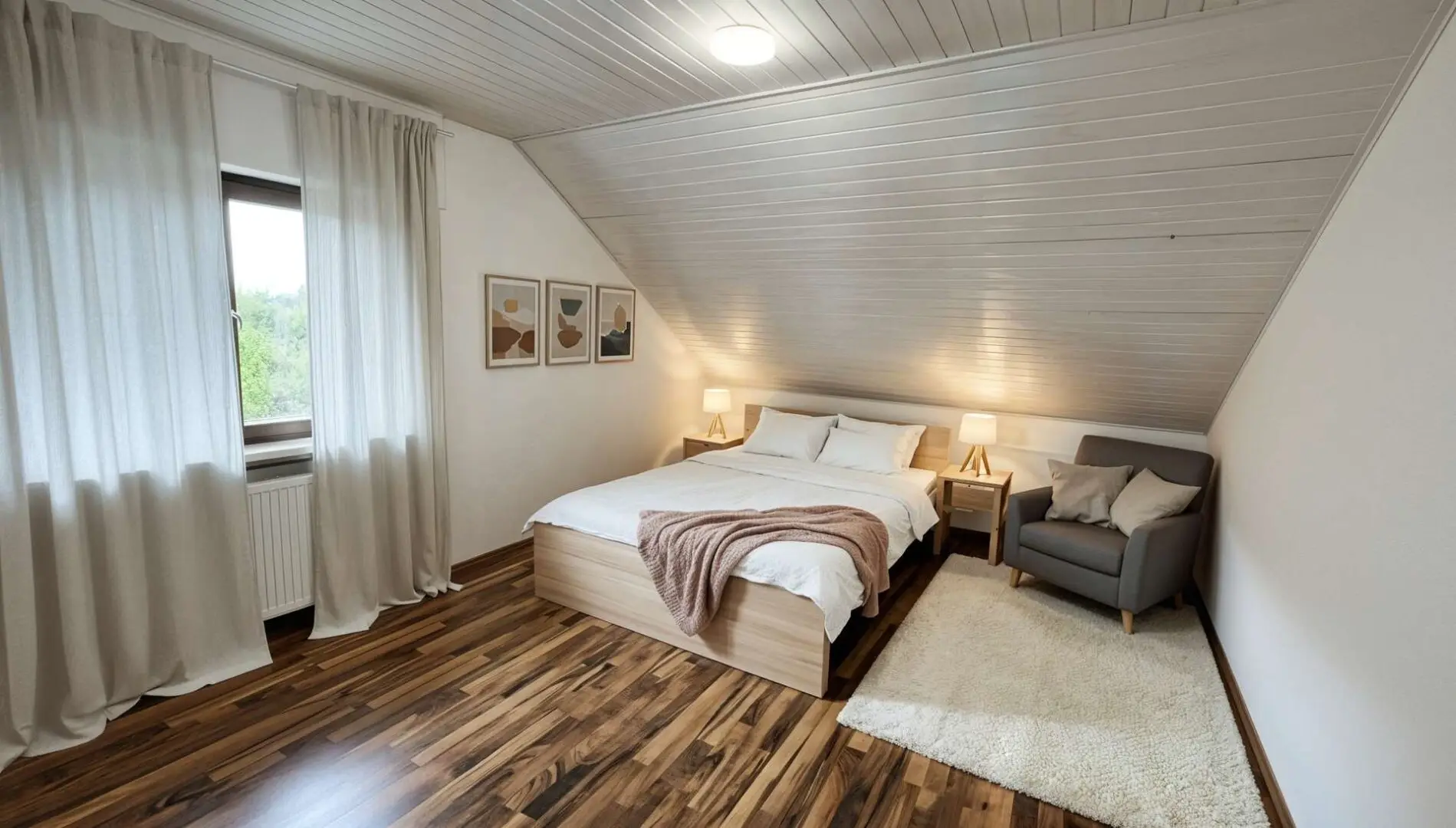 Elternschlafzimmer Dachgeschosswohnung