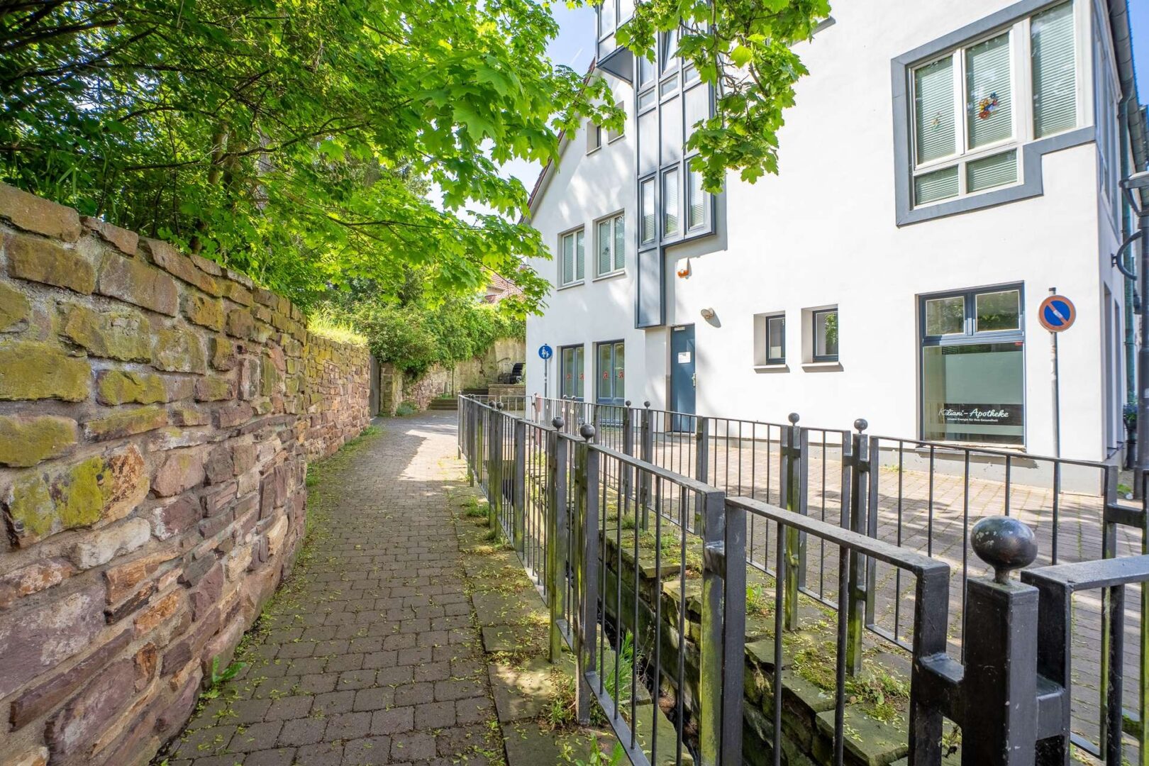 Direktes Umfeld: Bach an der Judengasse