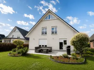 Rückansicht auf das Haus