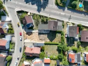 Luftaufnahme Grundstück