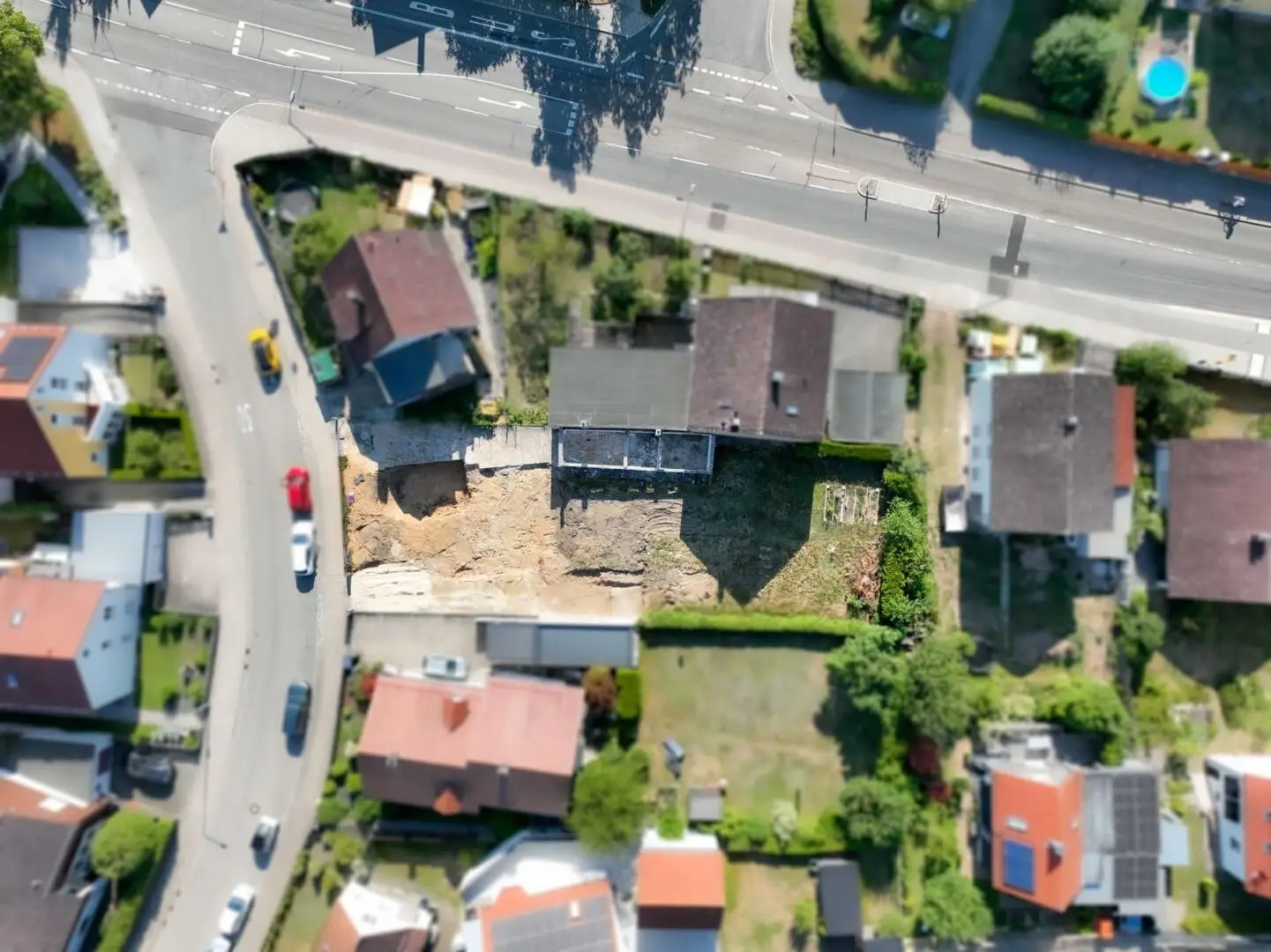 Luftaufnahme Grundstück