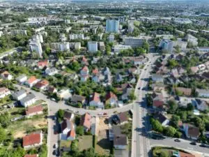 Luftaufnahme Stadtgebiet