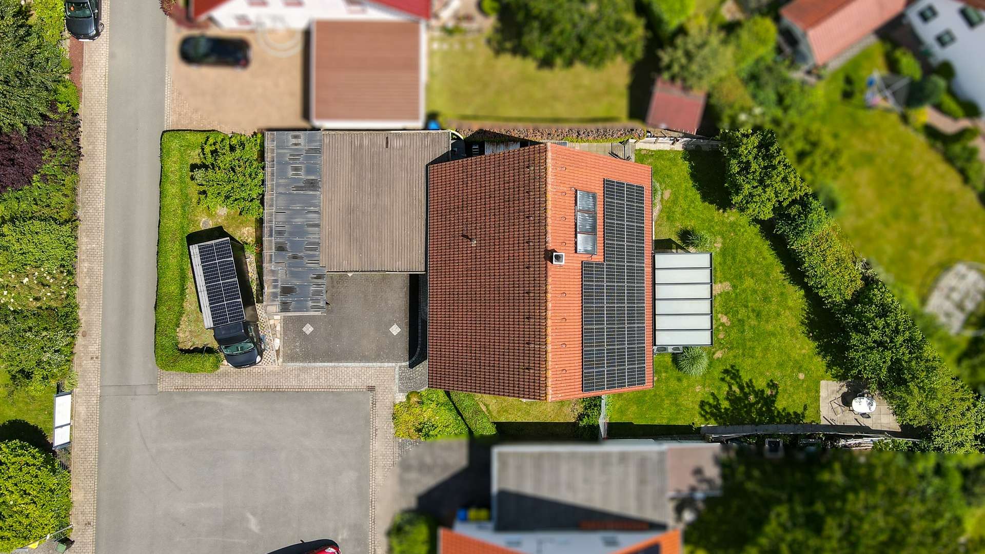 Ansicht des gesamten Grundstücks
