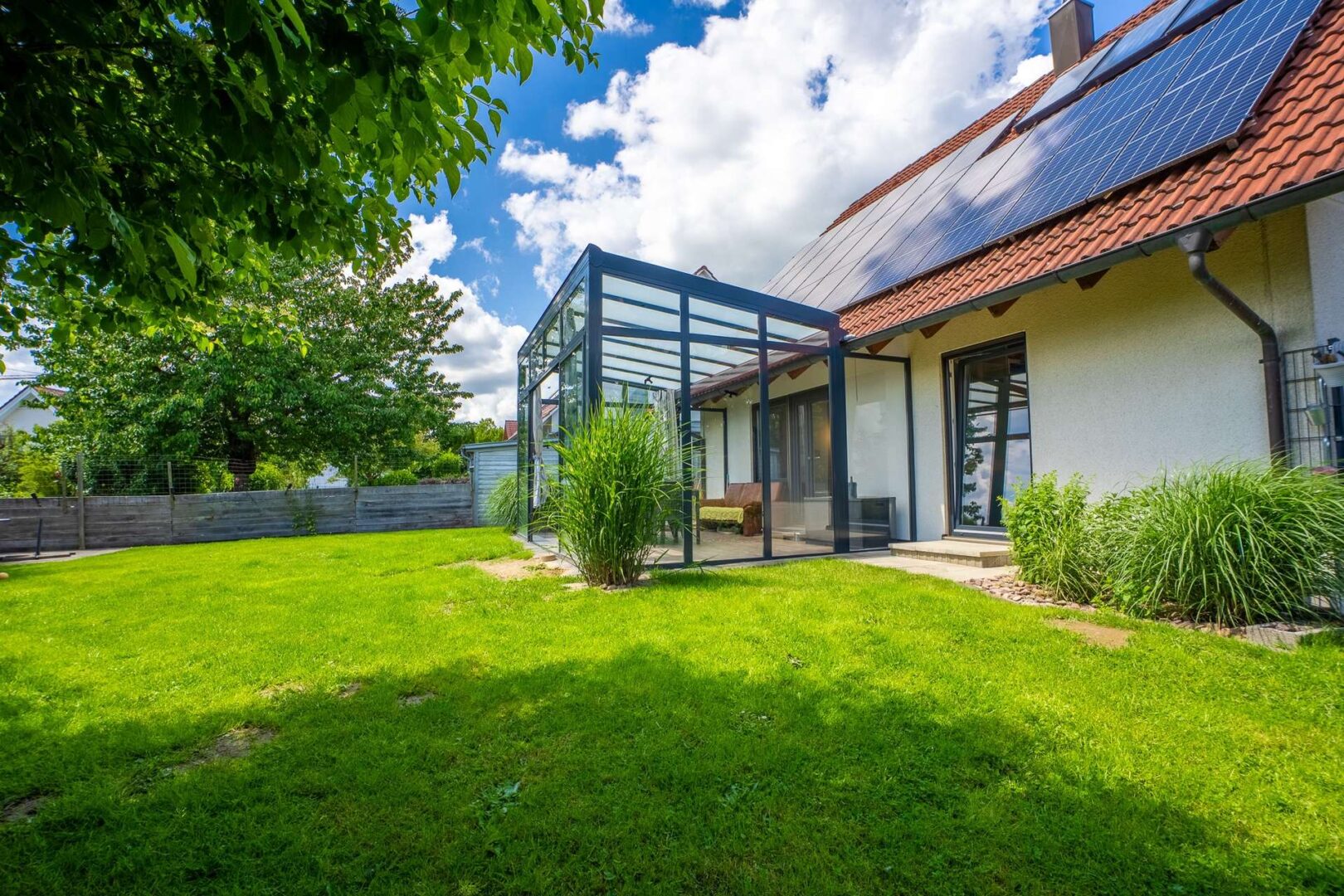 Ansicht aus dem Garten