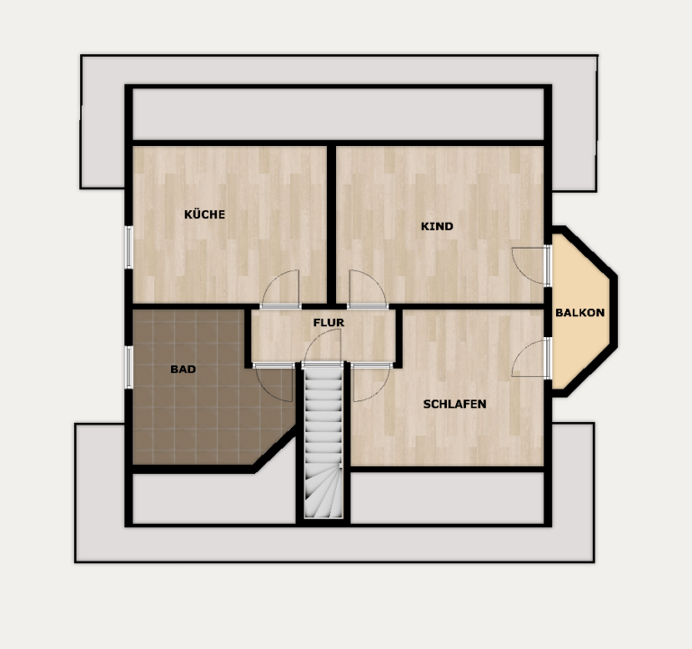Grundriss Obergeschoss