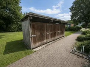 Fahrradhaus am Objekt