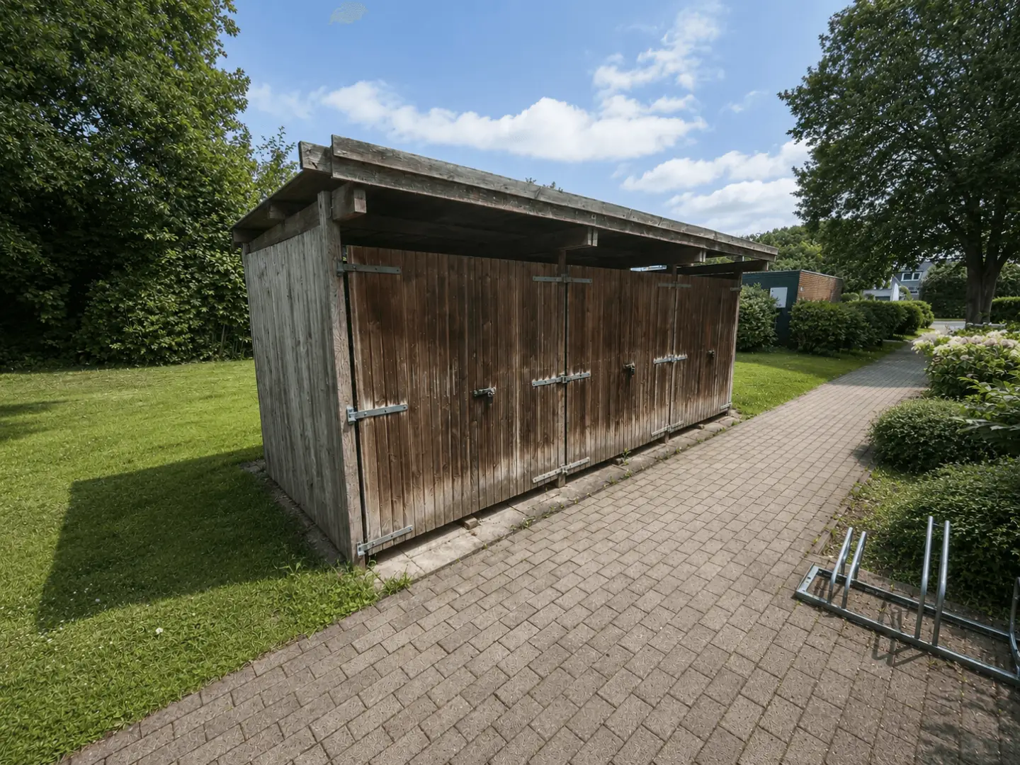 Fahrradhaus am Objekt