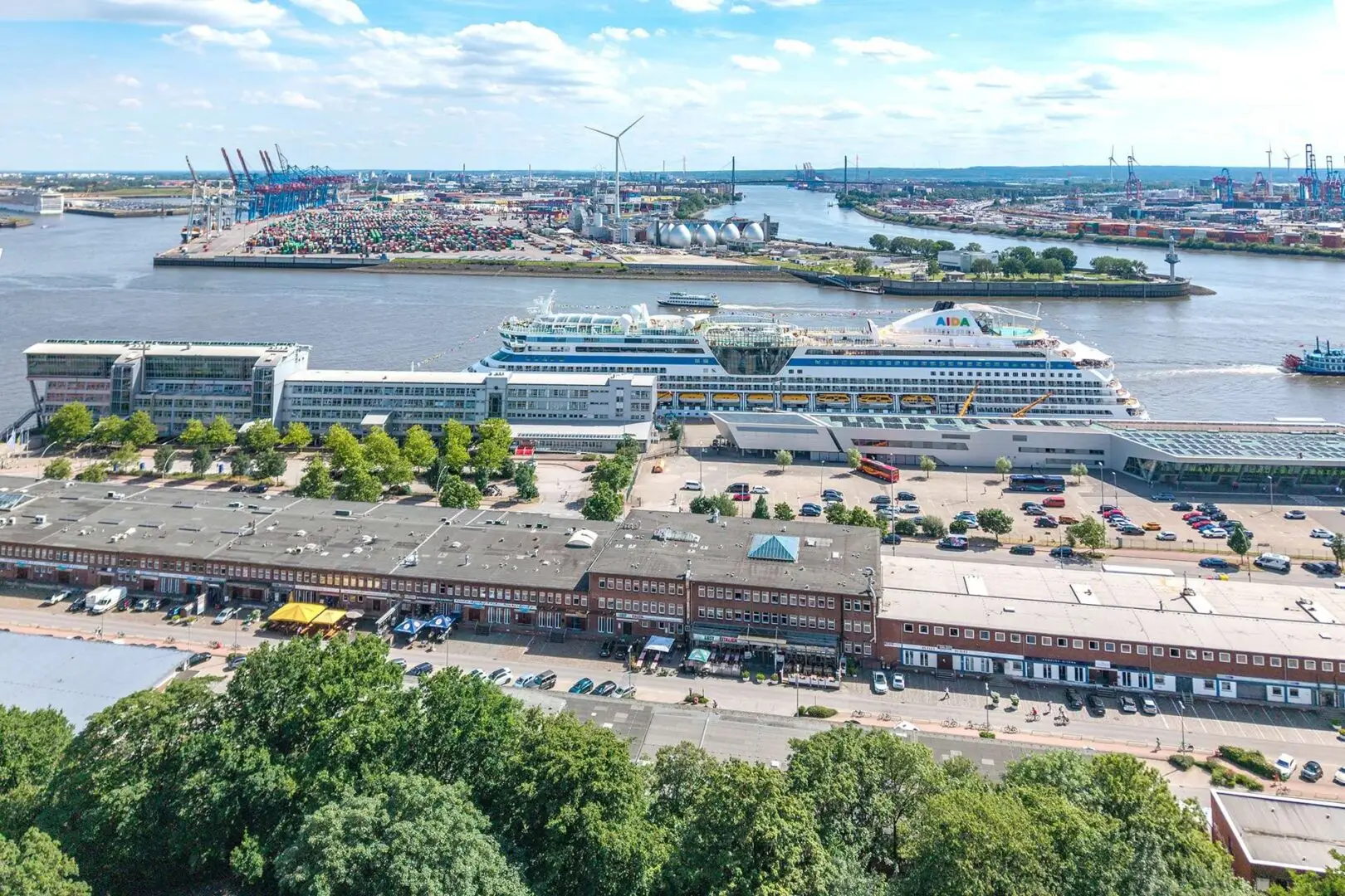 HAFENPANORAMA ALS PRÄGENDES STANDORTMERKMAL