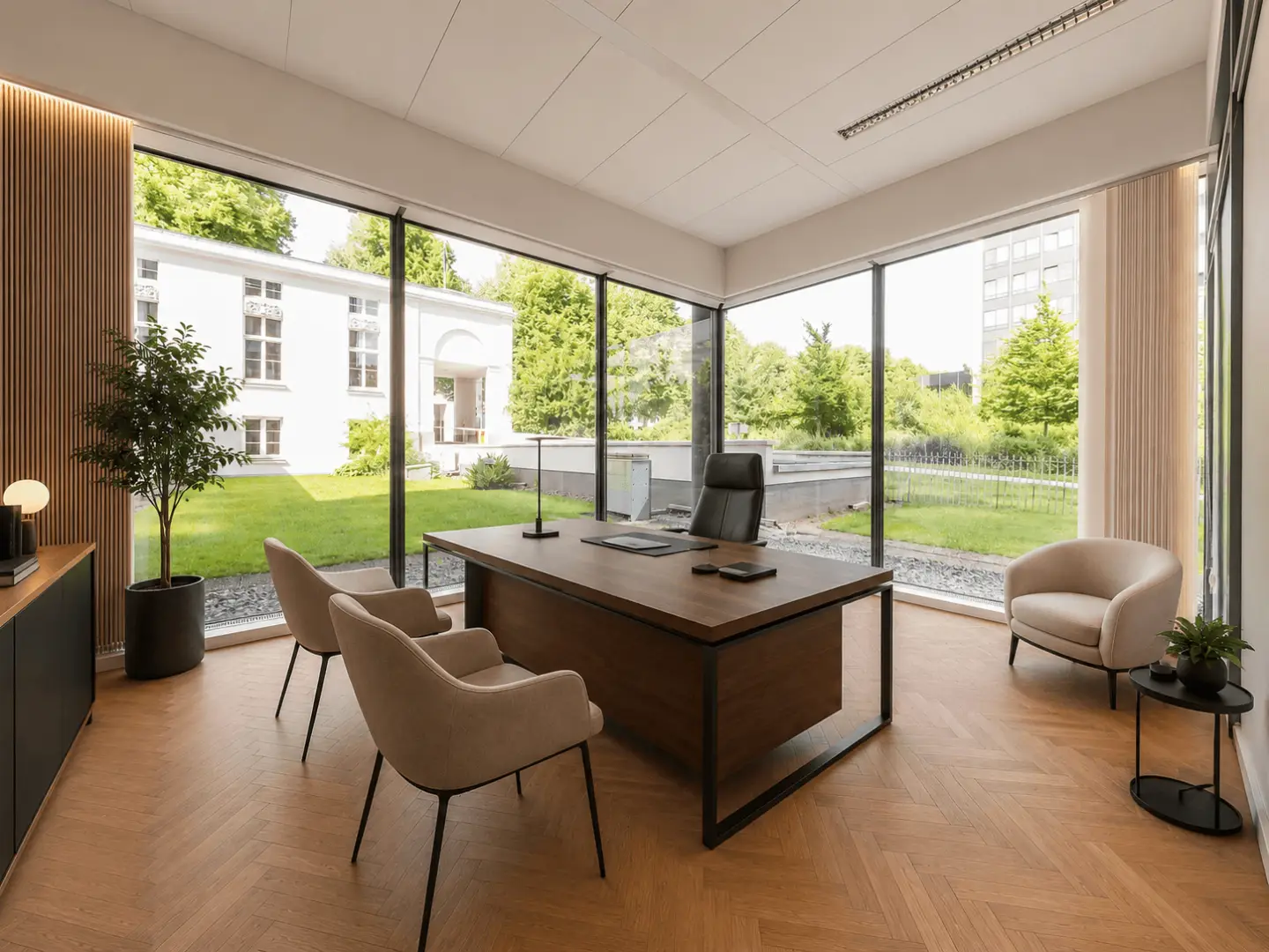 WIRD ZUM REPRÄSENTATIVEM ECKBÜRO