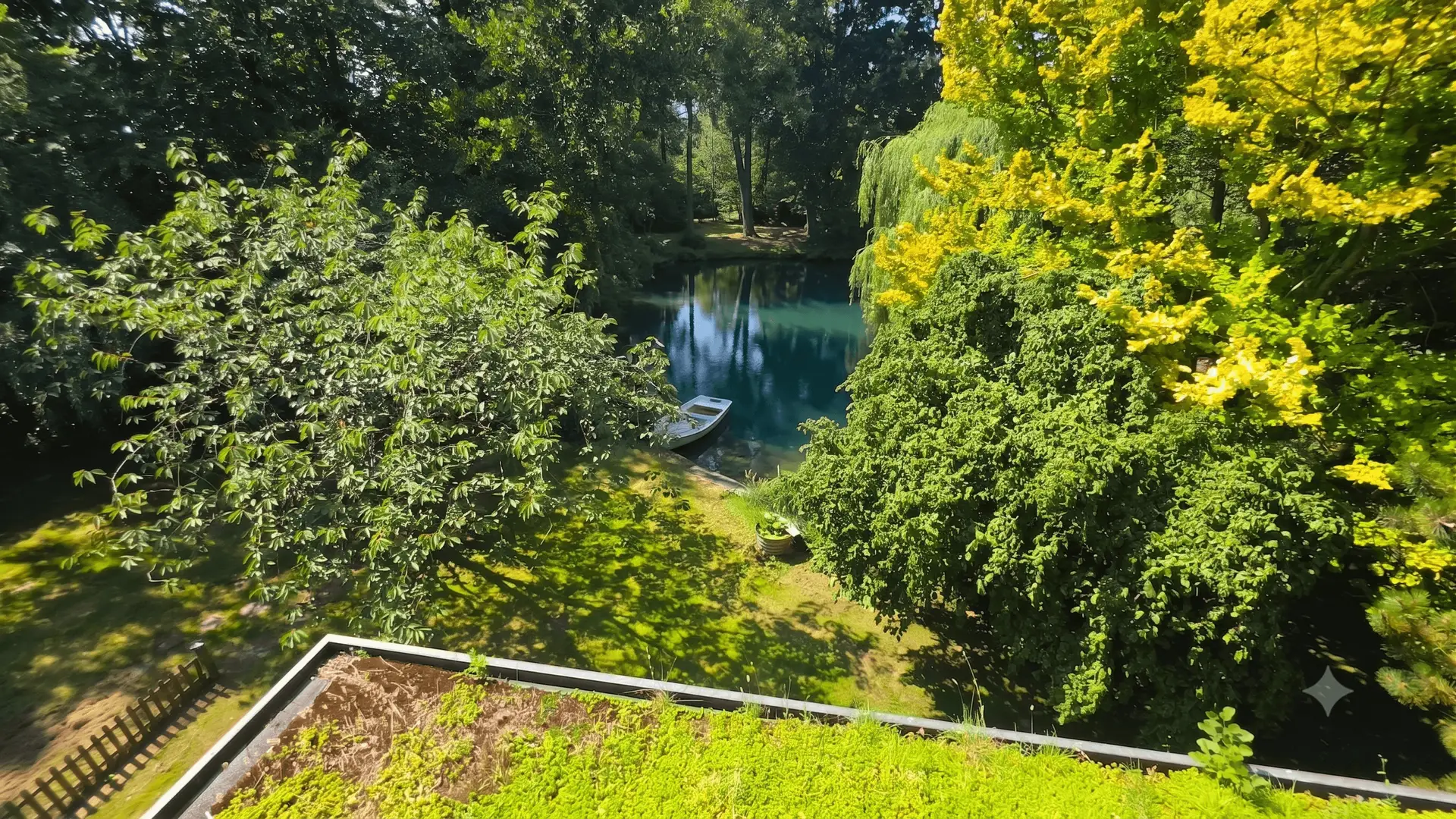 Blick vom 2. OG mit Wasserblick