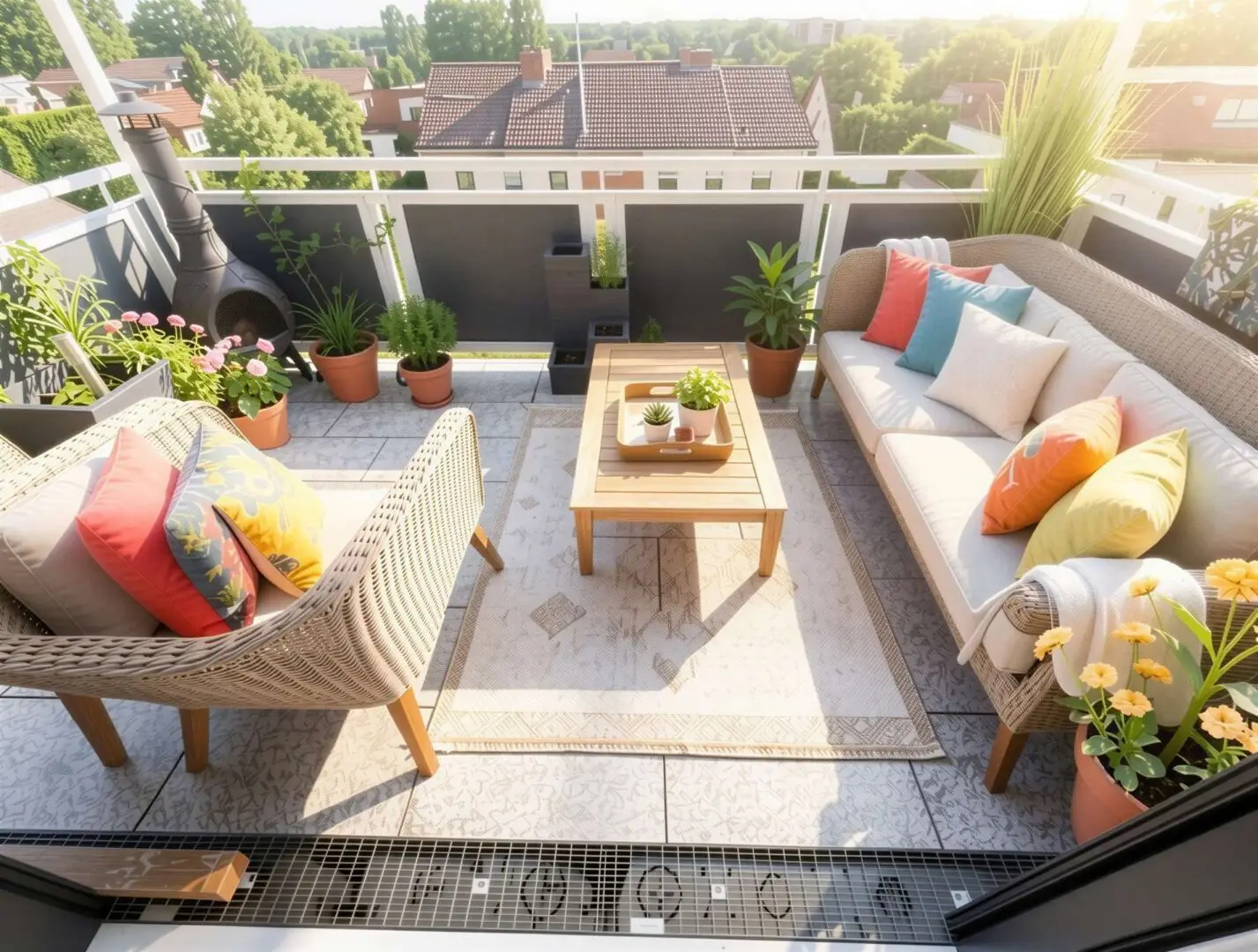 überdachter Balkon 1