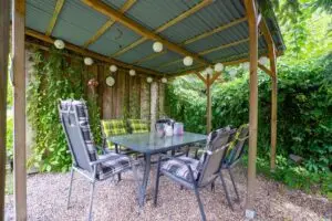 Überdachte Terrasse