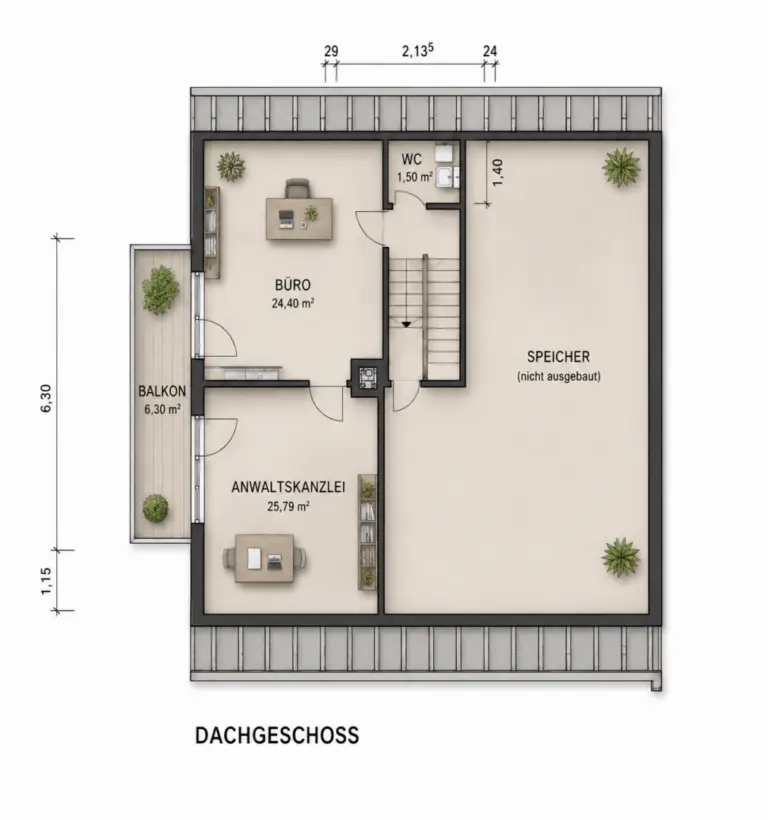 Grundriss DG