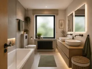 Badezimmer visualisiert