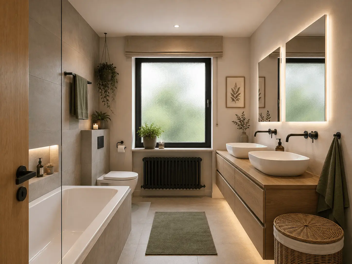 Badezimmer visualisiert
