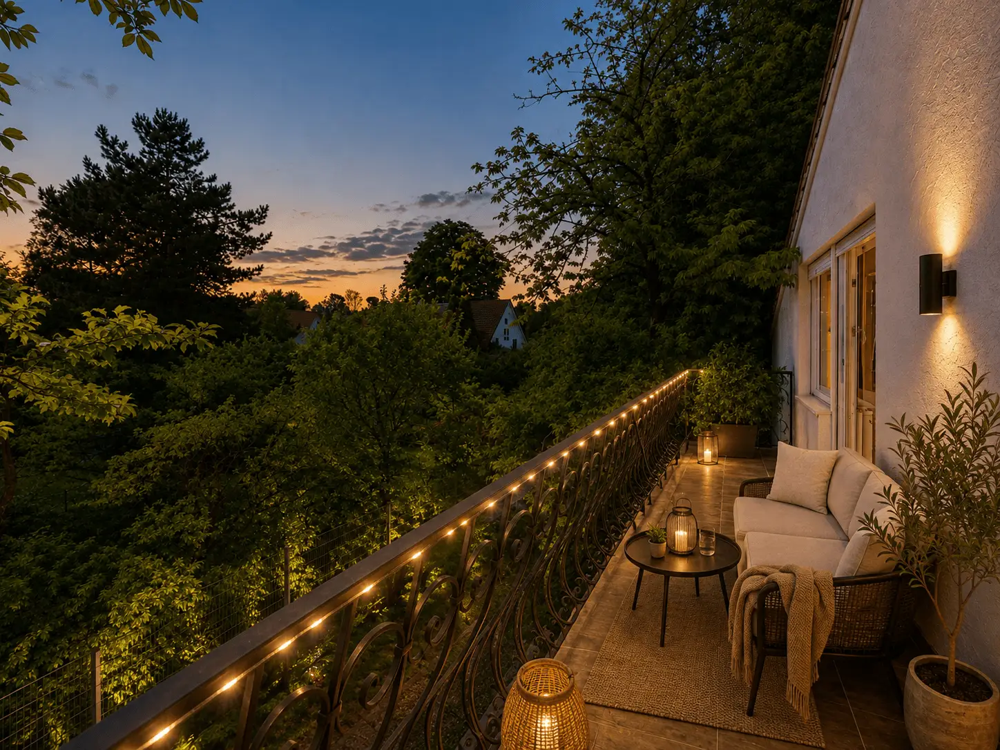 Balkon visualisiert
