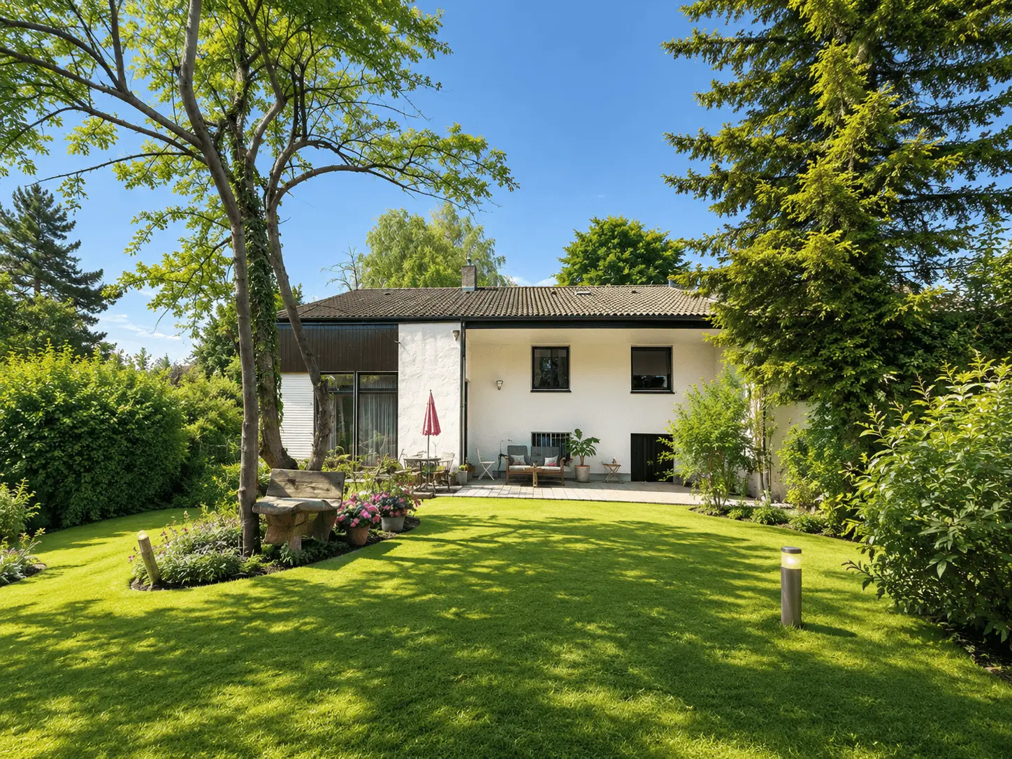 Garten visualisiert