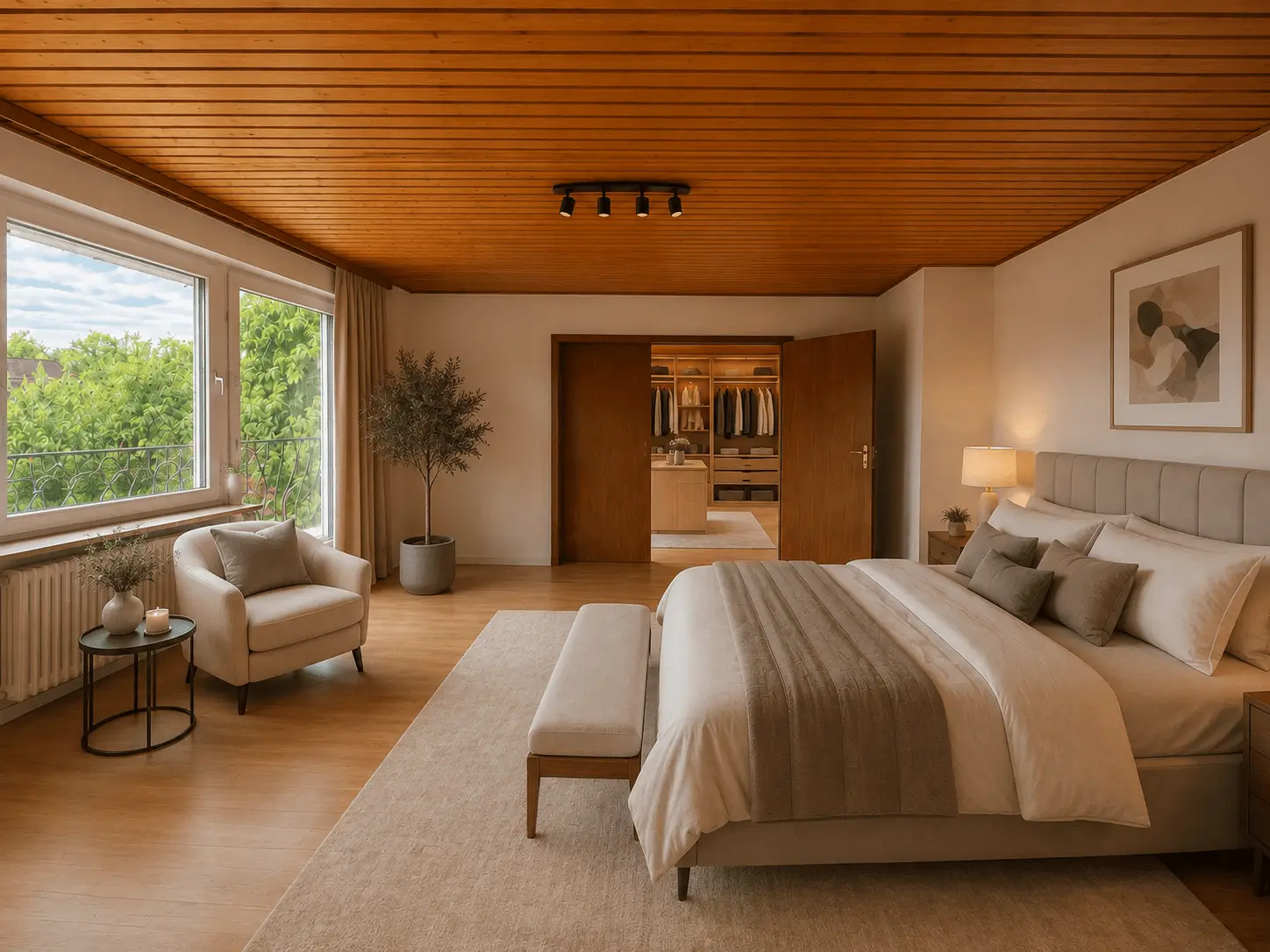 Schlafzimmer visualisiert