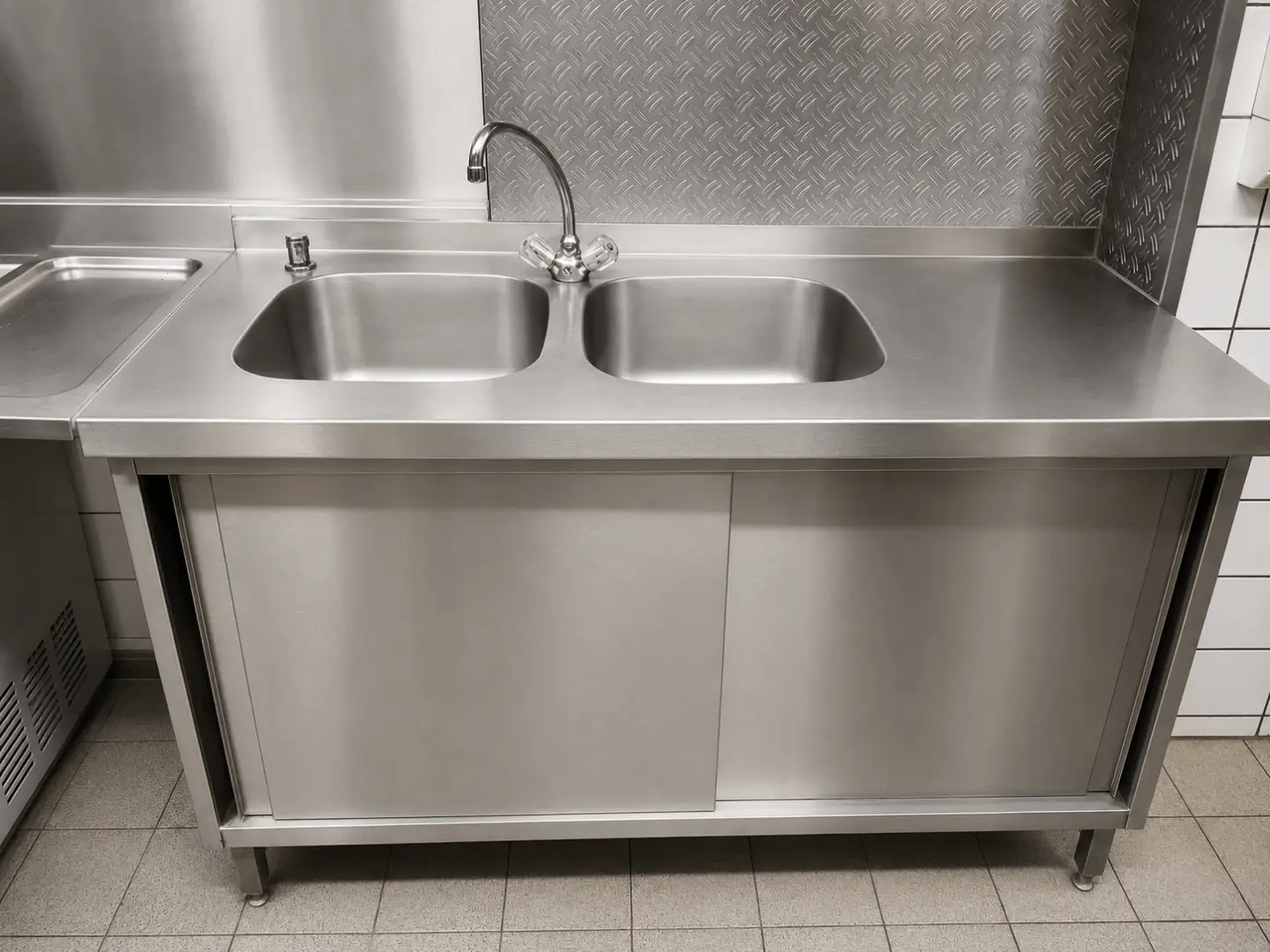 Edelstahl-Spülbecken