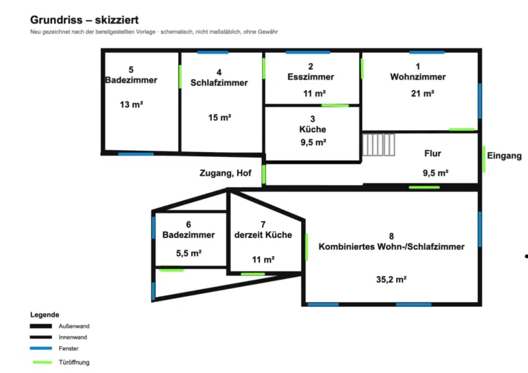 Grundriss Berliner Str