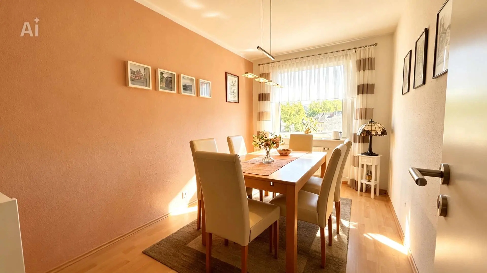 Möbliert Esszimmer/Schlafzimmer/Büro