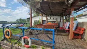 Terrasse am Bootshaus