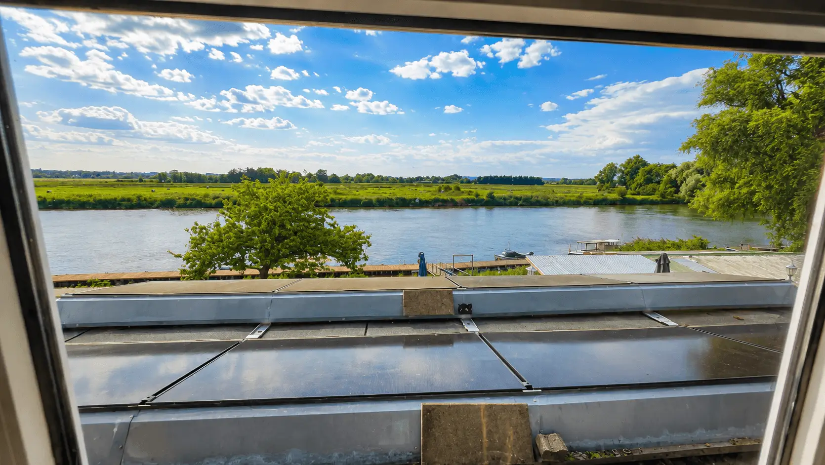 Aussicht aus einem der Zimmer