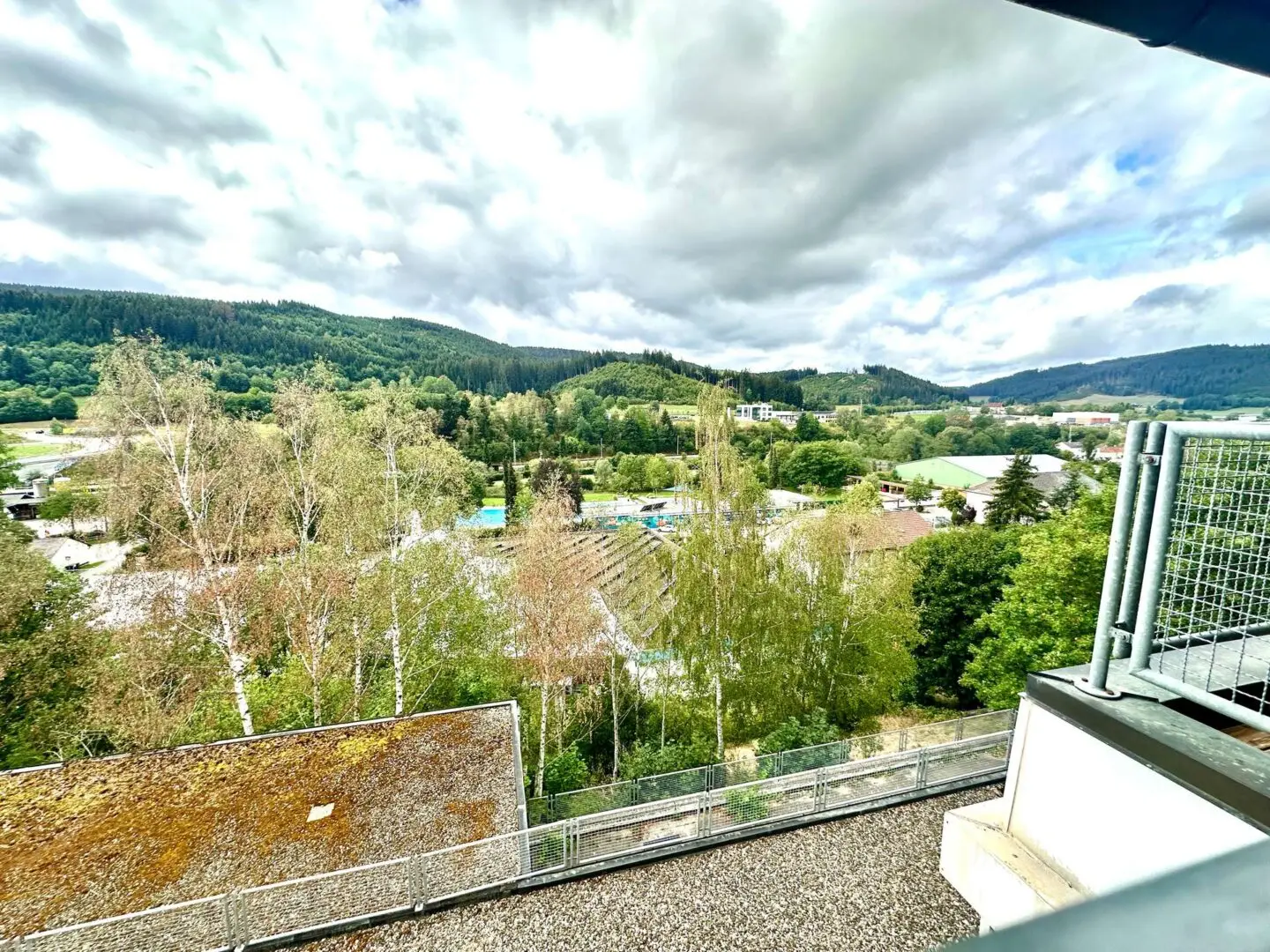 Aussicht vom Balkon