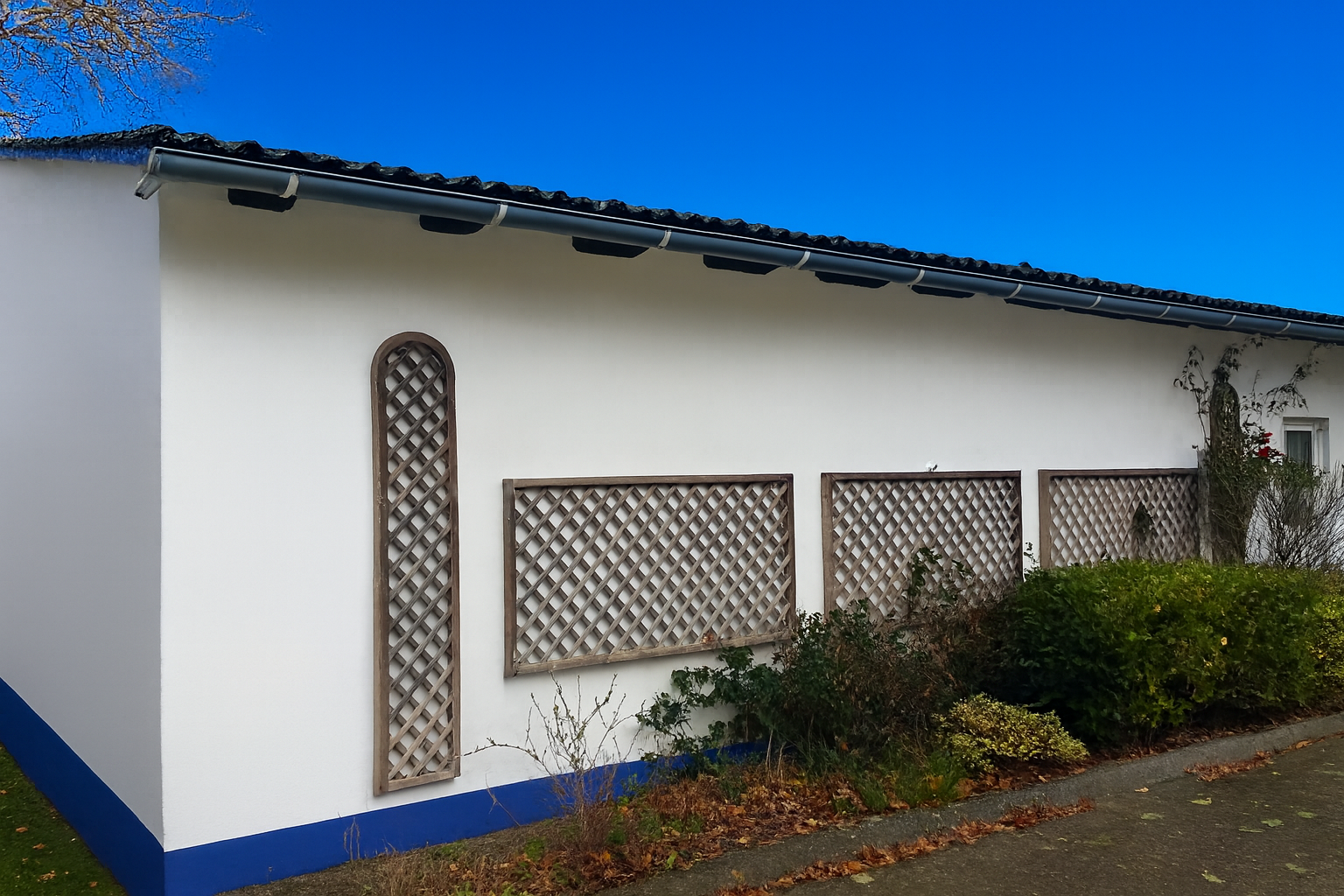 Halle Seitenansicht