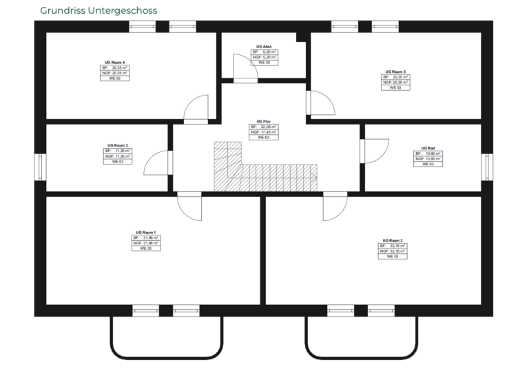 Grundriss Untergeschoss