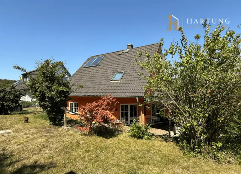 Hausansicht Garten