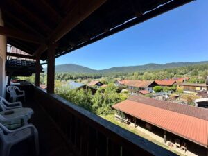 Balkon mit Aussicht
