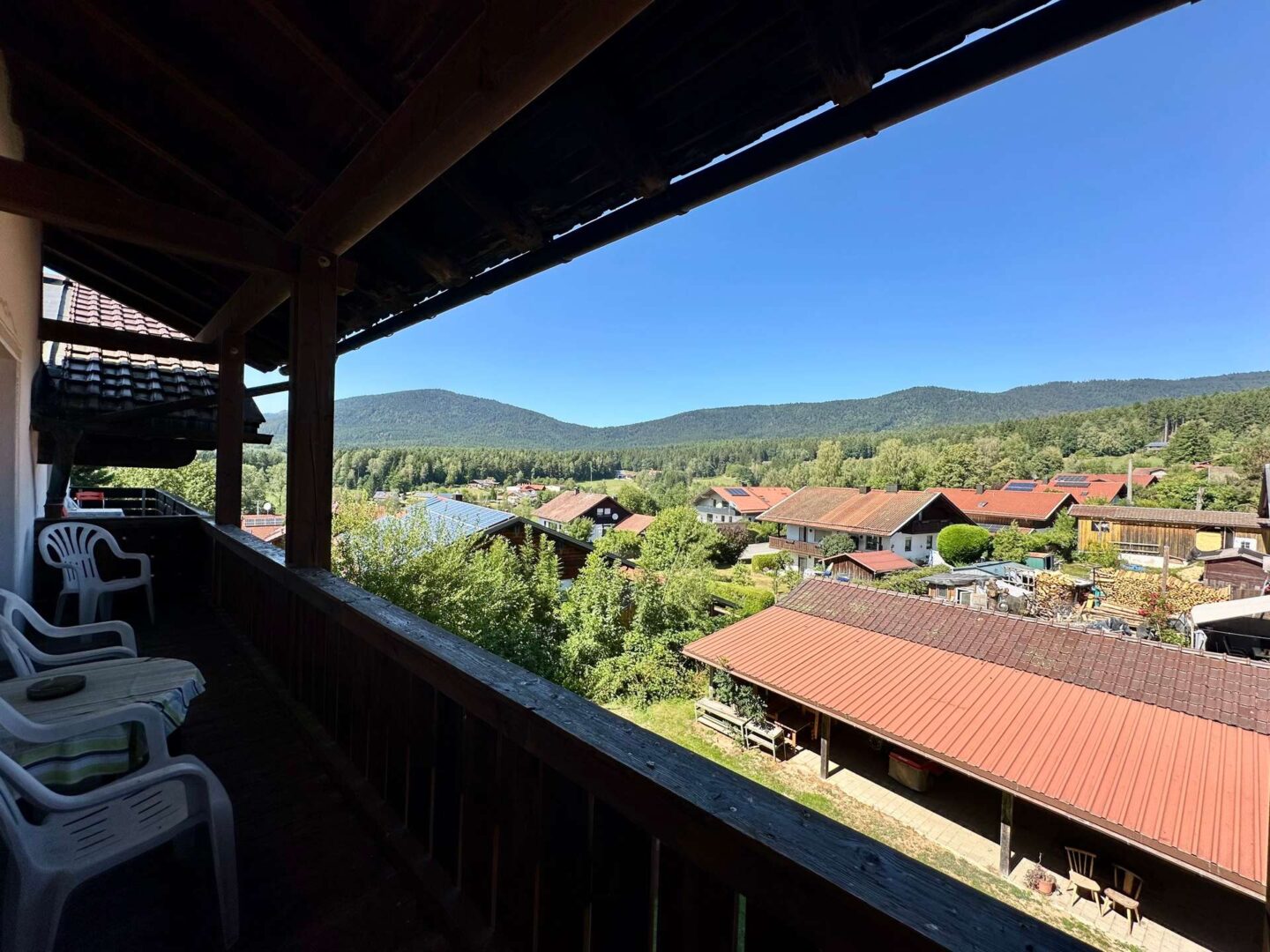 Balkon mit Aussicht