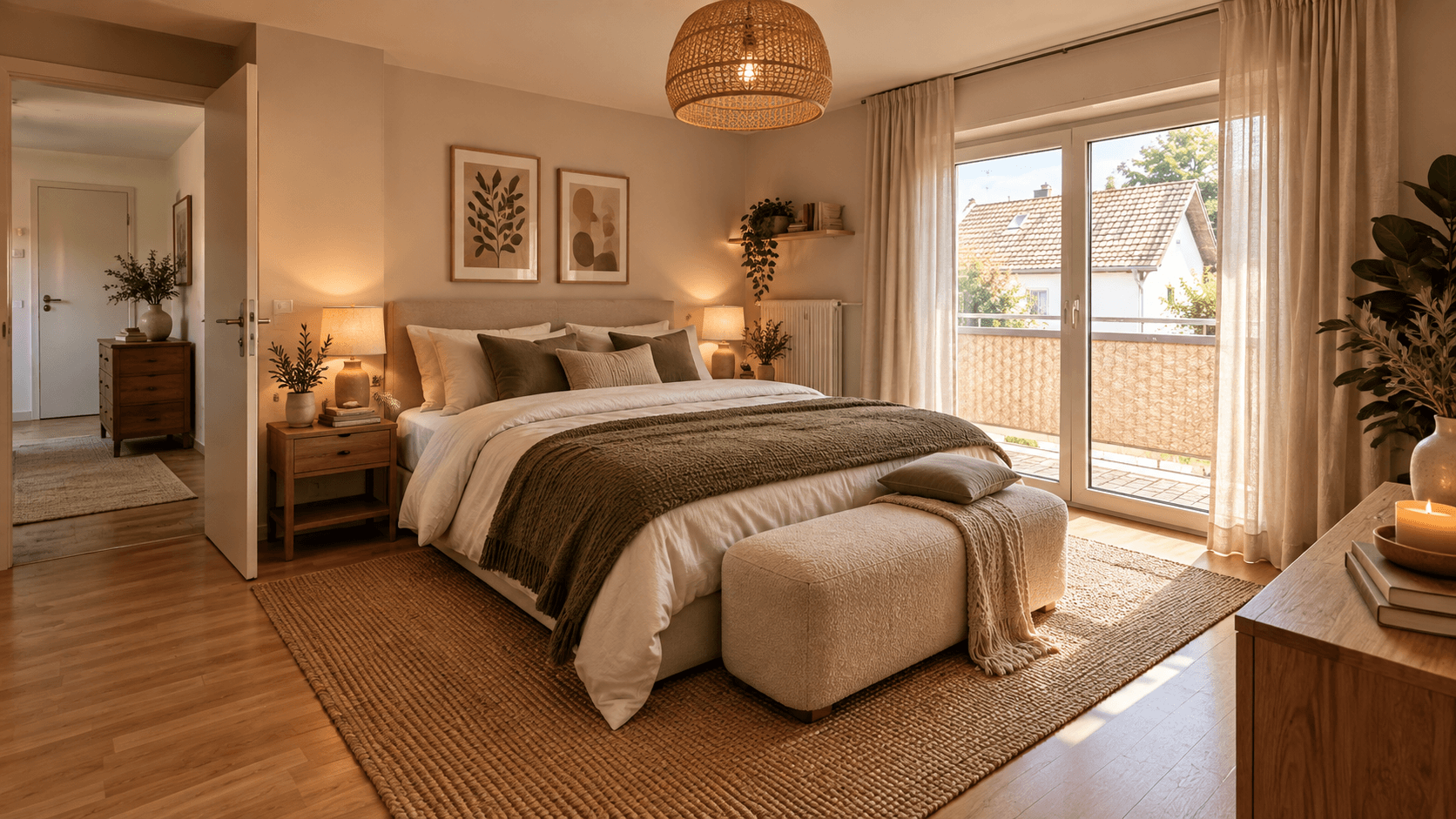 Schlafzimmer Nachher KI