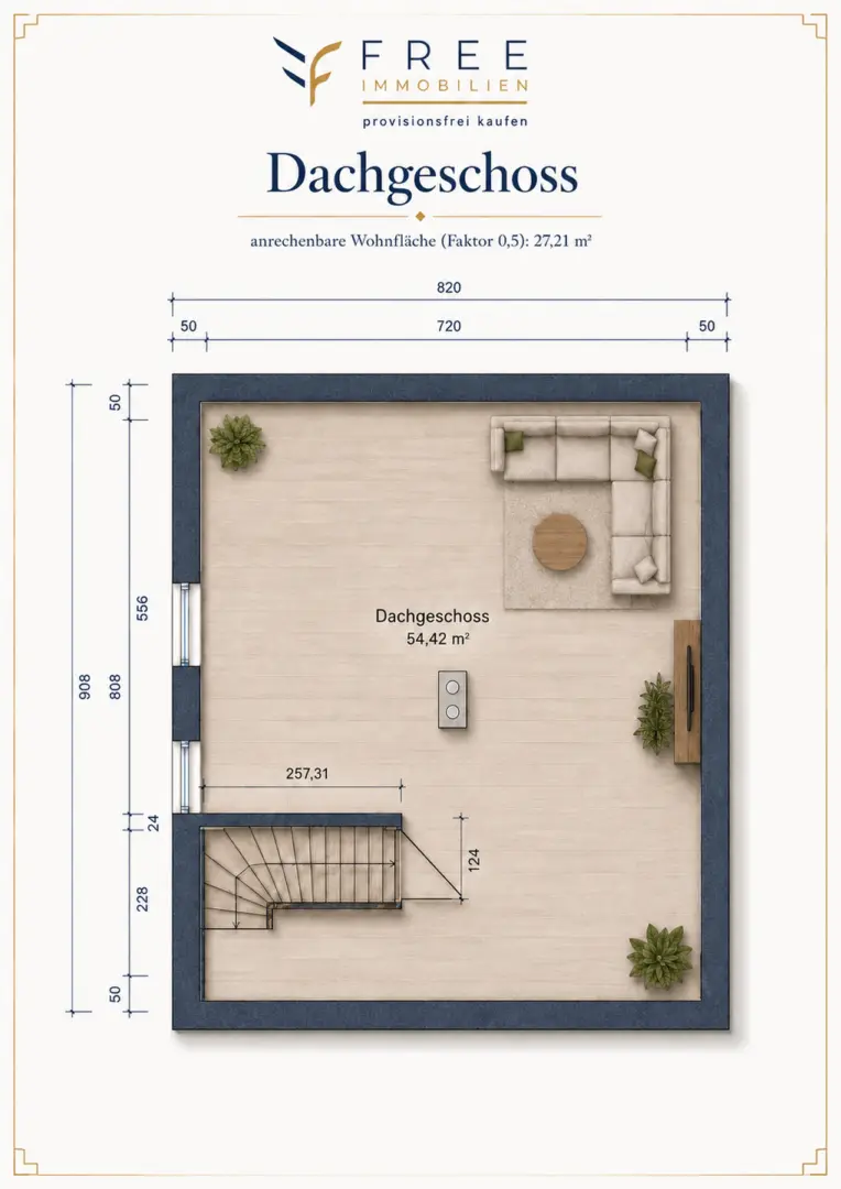 Grundriss Dachgeschoss