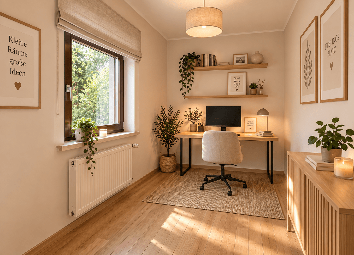 Visualisierung Büro – mögliche Gestaltung nach Sanierung