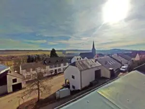 Aussicht vom Balkon
