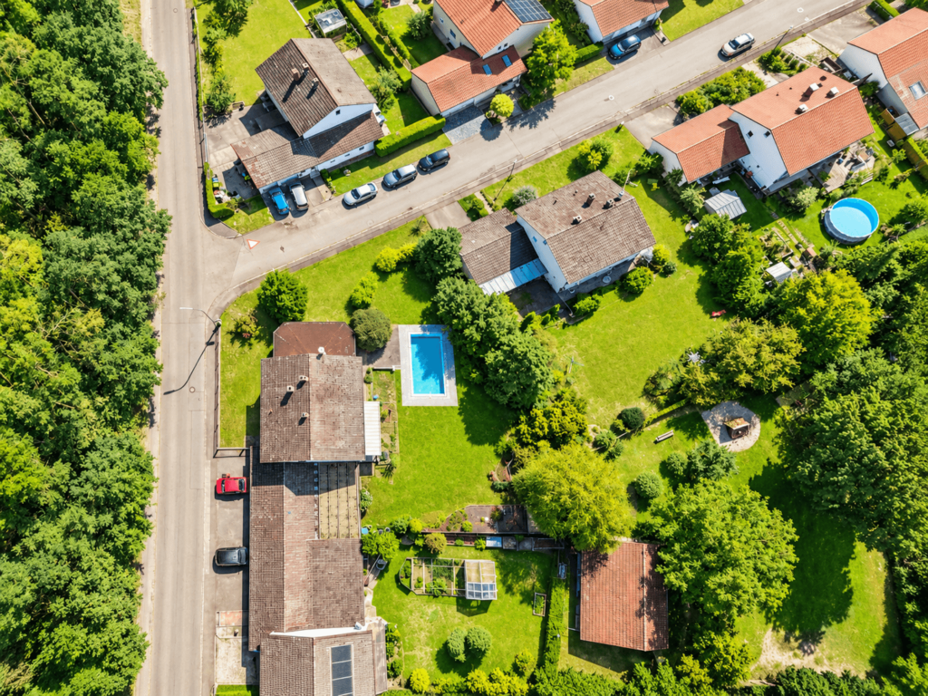 Drone.Grundstücksansicht