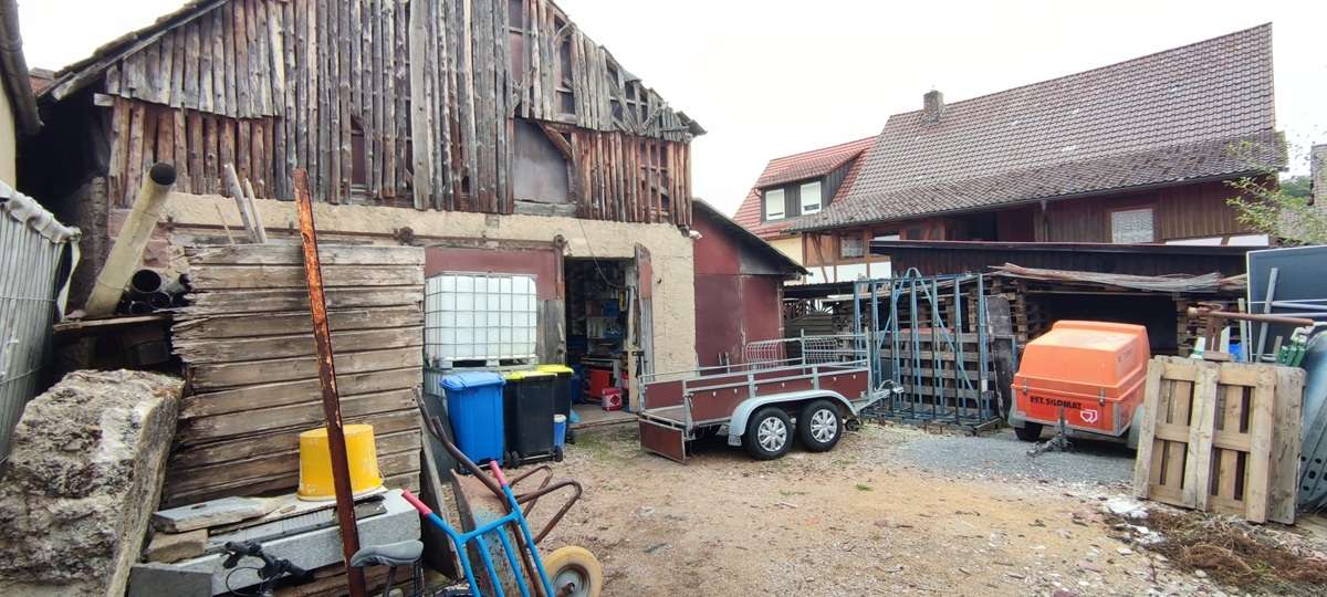 Werkstatt - Materiallager oder Abriss und Neubau Wohngebäude