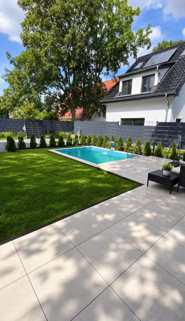 Garten und Pool