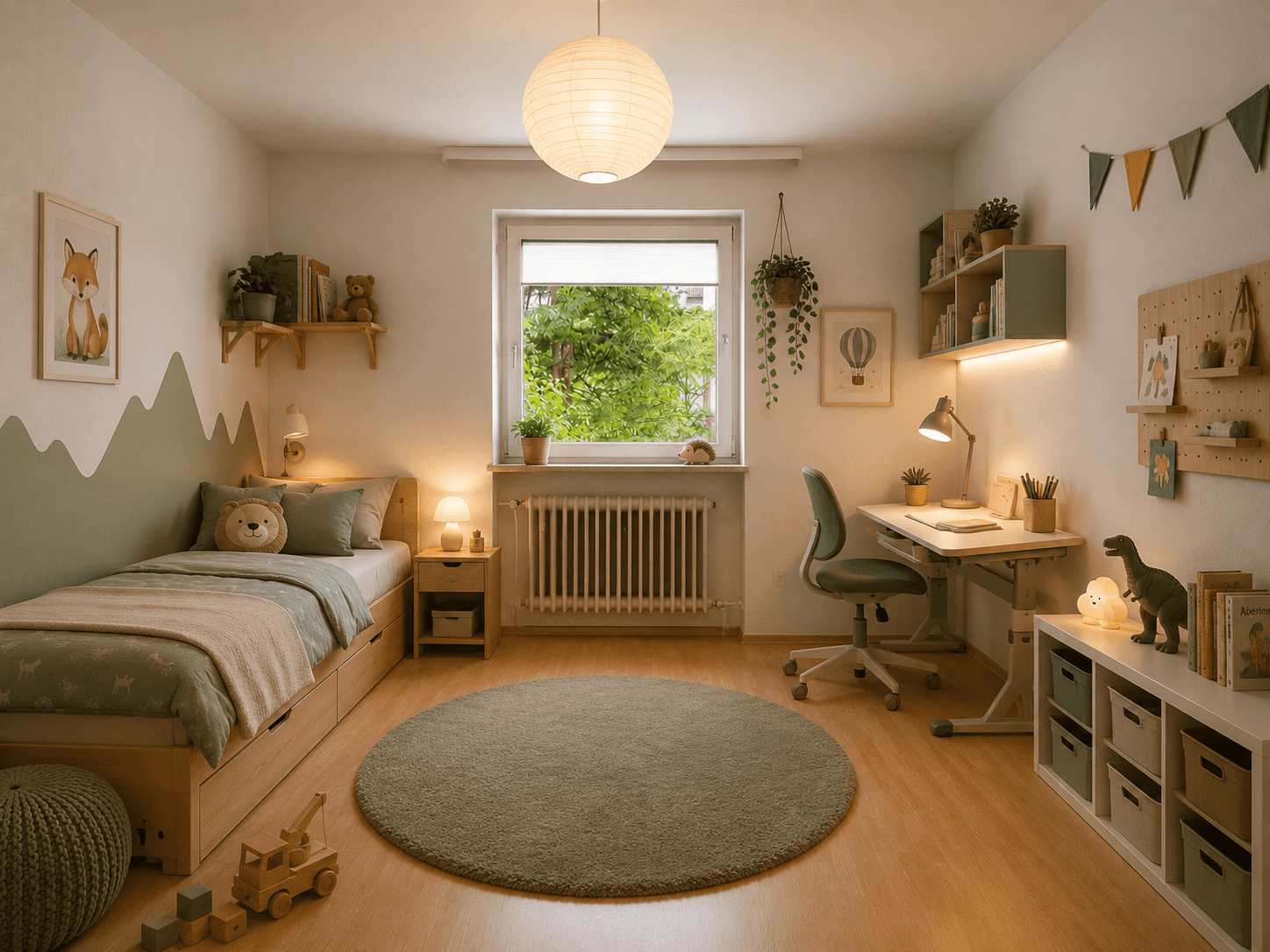 Kinderzimmer 1 visualisiert